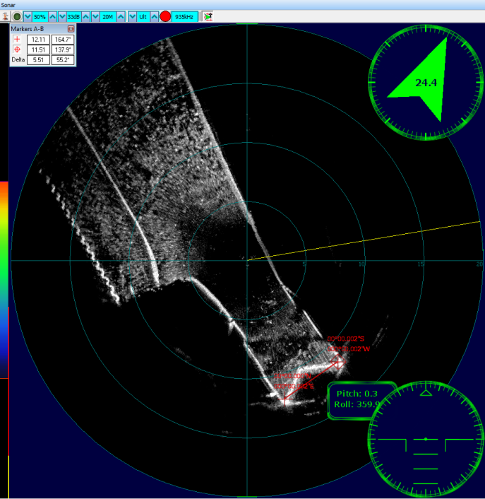 Seanet Pro Main Screen Example 2