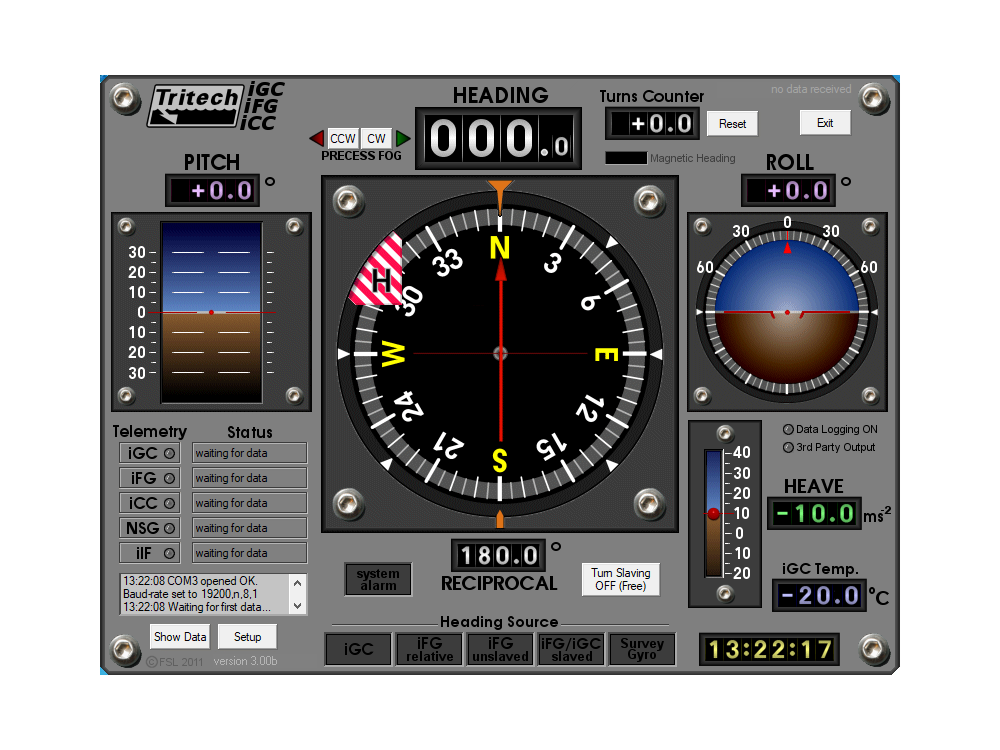 I GC Nav Software example border